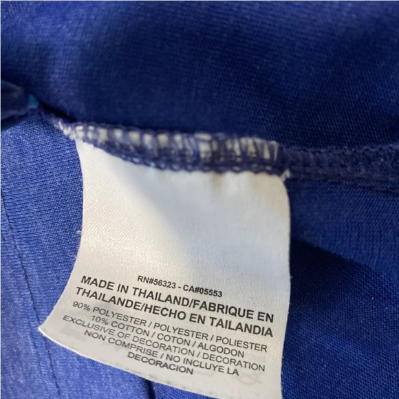 Nike Golf Men's size XL Tour Performance Blue Gradient Polo Shirt - Picture 7 of 8